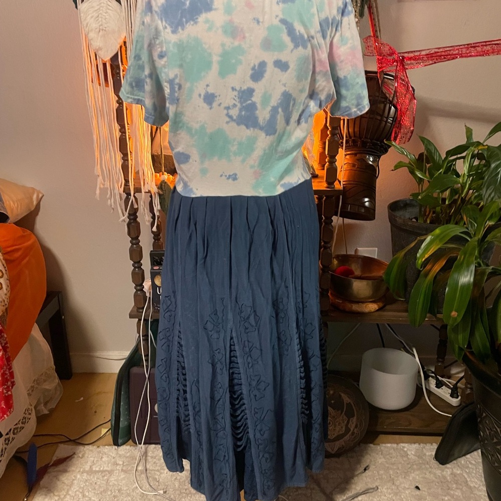 Tie-Dye Vintage Pink Floyd T-Shirt Upcycle Dress - Picture 6 of 6